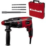 Einhell Bohrhammer TC-RH 620 4F Kit schwarz/rot, 620 Watt, E-Box Basic, inkl. Bohrer und Meißel