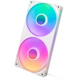 NZXT F240 RGB CORE, Gehäuselüfter weiß