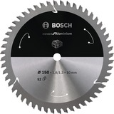 Bosch Kreissägeblatt Standard for Aluminium, Ø 150mm, 52Z Bohrung 10mm, für Akku-Handkreissägen