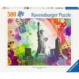 Puzzle Postkarte aus New York