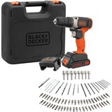 BLACK+DECKER Akku-Bohrschrauber BCD001C1, 18Volt orange/schwarz, Li-Ionen Akku 1,5Ah