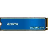 ADATA LEGEND 710 1 TB, SSD blau/gold, PCIe 3.0 x4, NVMe 1.4, M.2 2280