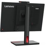 Lenovo ThinkCentre TIO 22 Gen5, LED-Monitor 54.6 cm (21.5 Zoll), schwarz, FullHD, IPS, Webcam, Mikrofon