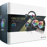 RAIJINTEK ORCUS 120 120mm, Wasserkühlung schwarz, nachfüllbar