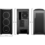 be quiet! SHADOW BASE 800 FX, Tower-Gehäuse schwarz, Tempered Glass