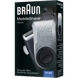 Braun MobileShave M-90, Rasierer schwarz/silber