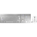 CHERRY DW 9100 SLIM, Desktop-Set weiß/silber, FR-Layout, Cherry SX-Scherentechnologie