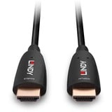 Lindy Fibre Optic Hybrid HDMI 2.1 8K60 Kabel schwarz, 20 Meter, AOC-Kabel