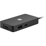 Microsoft USB-C Travel Hub, Dockingstation schwarz