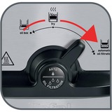 Tefal Fritteuse Oleoclean Compact FR7016 edelstahl/schwarz, 1.500 Watt, Ölbehälter 2 Liter