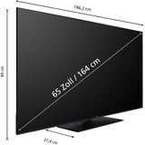 JVC LT-65VUQ3455, QLED-Fernseher 164 cm (65 Zoll), schwarz, UltraHD/4K, Tripple Tuner, Smart TV, TiVo Betriebssystem