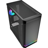 Sharkoon MK4W RGB Strip, Tower-Gehäuse schwarz, Tempered Glass