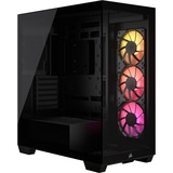 Corsair 3500X ARGB, Tower-Gehäuse schwarz, Tempered Glass