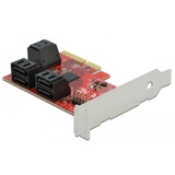 DeLOCK PCIe 6P SATA PCIe x4Karte - LP, Controller 