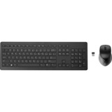 HP Wireless Rechargeable 950MK Maus und Tastatur, Desktop-Set schwarz, DE-Layout, Scherenmechanik