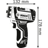 Bosch Akku-Bohrschrauber GSR 12V-15 FC Professional solo, 12Volt blau/schwarz, ohne Akku und Ladegerät