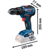 Bosch Akku-Schlagbohrschrauber GSB 18V-55 Professional solo, 18Volt blau/schwarz, ohne Akku und Ladegerät