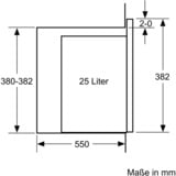 Bosch BEL554MB0 Serie 6, Mikrowelle schwarz