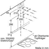 Bosch DWB67IM50 Serie 4, Dunstabzugshaube edelstahl