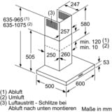 Bosch DWB67IM50 Serie 4, Dunstabzugshaube edelstahl