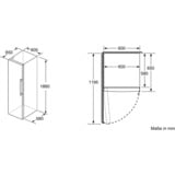 Bosch KSV36VWEP Serie 4, Vollraumkühlschrank weiß