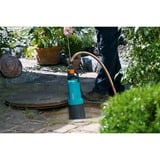 GARDENA Comfort Tauch-Druckpumpe 6000/5 automatic, Tauch- / Druckpumpe schwarz/türkis, 1.050 Watt