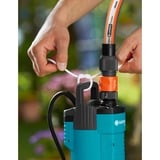 GARDENA Comfort Tauch-Druckpumpe 6000/5 automatic, Tauch- / Druckpumpe schwarz/türkis, 1.050 Watt