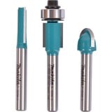 Makita Fräser-Set D-30209, 3-teilig 6mm-Schaft