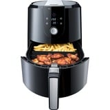 Steba Heißluftfritteuse HF 5000 XL schwarz/edelstahl, 1.800 Watt, Korb 5,2 Liter, teilbar