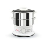 Tefal Dampfgarer Convenient Series VC1451 edelstahl/weiß, 900 Watt, 2x 3 Liter