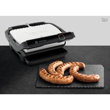 Tefal OptiGrill Elite GC750D, Kontaktgrill silber/schwarz, 2.000 Watt