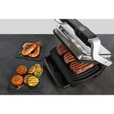 Tefal OptiGrill Elite GC750D, Kontaktgrill silber/schwarz, 2.000 Watt