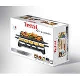 Tefal Raclette Grill RE4588 schwarz/silber