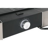 WMF LONO Elektrogrill, gerippt schwarz/edelstahl, 2.000 Watt