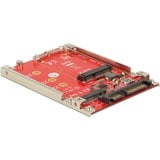 DeLOCK 2.5" Konverter SATA 22 Pin > M.2 / mSATA mit Rahmen 7 mm