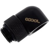 Alphacool Eiszapfen L-Verbinder, Anschlüsse schwarz, 360° drehbar