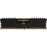 Corsair DIMM 4 GB DDR4-2400  , Arbeitsspeicher schwarz, CMK4GX4M1A2400C14, Vengeance LPX, INTEL XMP