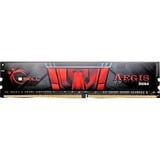 G.Skill DIMM 8 GB DDR4-2400  , Arbeitsspeicher F4-2400C15S-8GIS, Aegis, INTEL XMP