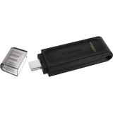 Kingston DataTraveler 70 128 GB, USB-Stick schwarz, USB-C 3.2 (5 Gbit/s)