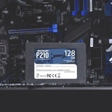 Patriot P210 128 GB, SSD schwarz, SATA 6 Gb/s, 2,5"