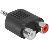 goobay Adapter 3,5mm > StereoCinch schwarz, Bulk