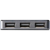 Digitus 4-Port USB 2.0 Hub, USB-Hub schwarz/silber