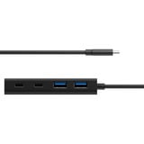 ICY BOX IB-HUB1426-CPD, USB-Hub schwarz