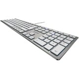 CHERRY KC 6000 SLIM, Tastatur silber, FR-Layout, Cherry SX-Scherentechnologie