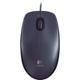 Logitech M90, Maus dunkelgrau, Retail