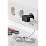 goobay Micro-USB Dual-Ladeset 18 Watt, Ladegerät schwarz, 2,4 A, 1 Meter Kabel USB-A > Micro-USB