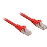 Sharkoon Patchkabel RJ45 Cat.6a SFTP rot, 50 cm, LSOH (Halogenfrei)