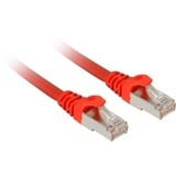 Sharkoon Patchkabel SFTP, RJ-45, mit Cat.7a Rohkabel rot, 5 Meter