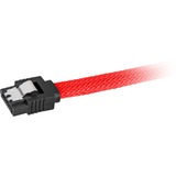 Sharkoon Sata III Kabel sleeve rot, 30 cm