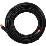 goobay CAT.6 Outdoor-Patchkabel U/UTP schwarz, 50 Meter